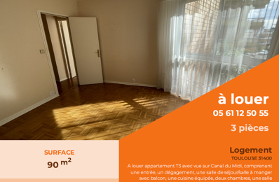 appartement 3 pièces 90 m2 à louer à Toulouse (31400)