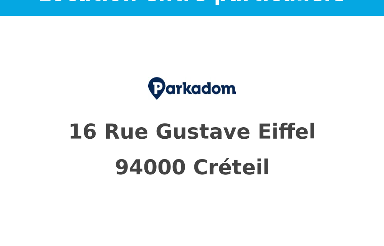 garage  pièces  m2 à louer à Créteil (94000)