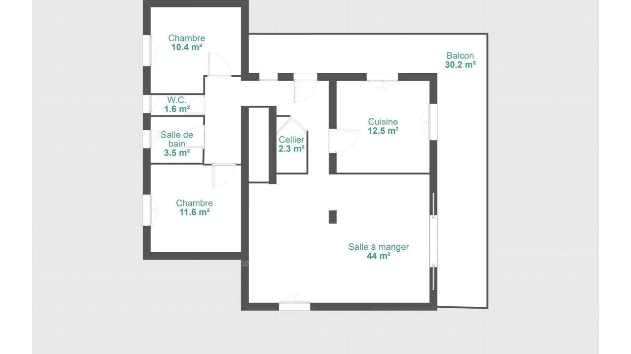 appartement 3 pièces 93 m2 à vendre à Genay (69730)