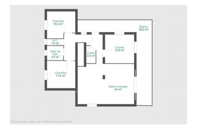 appartement 3 pièces 93 m2 à vendre à Genay (69730)