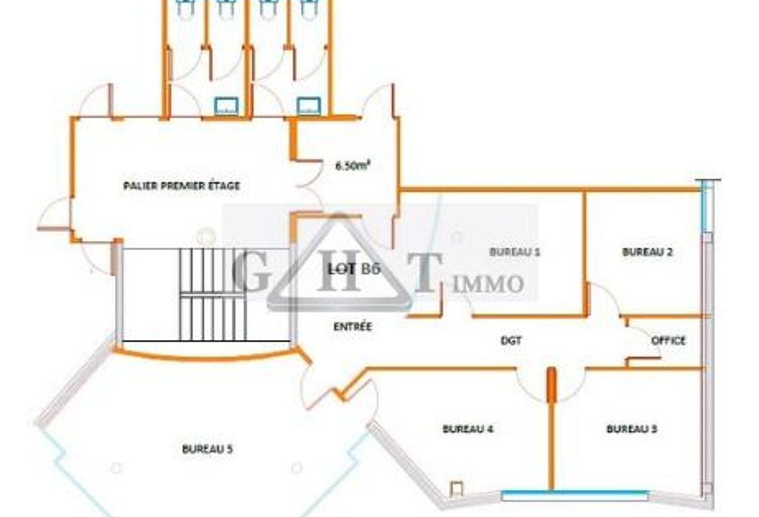 BUREAUX DE 110M² A LOUER A NOISEAU — photo 1