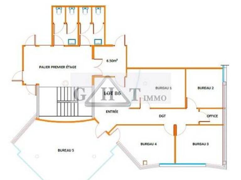 BUREAUX DE 110M² A LOUER A NOISEAU — photo 1