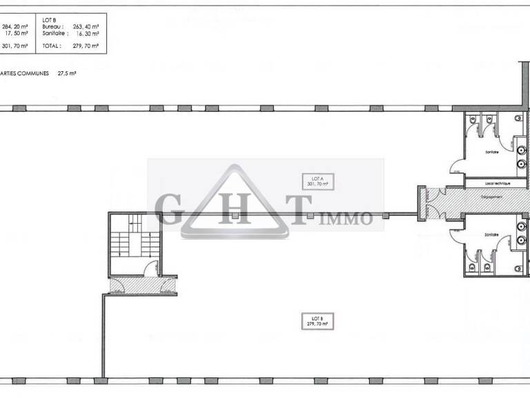 Bureaux a louer de 682 m² Serris — photo 1
