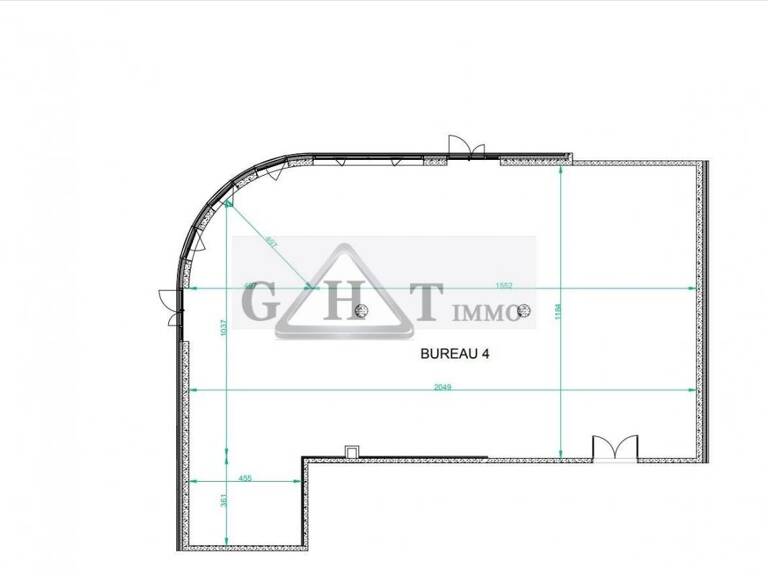 BUREAU 255 M² A LOUER CHESSY — photo 1