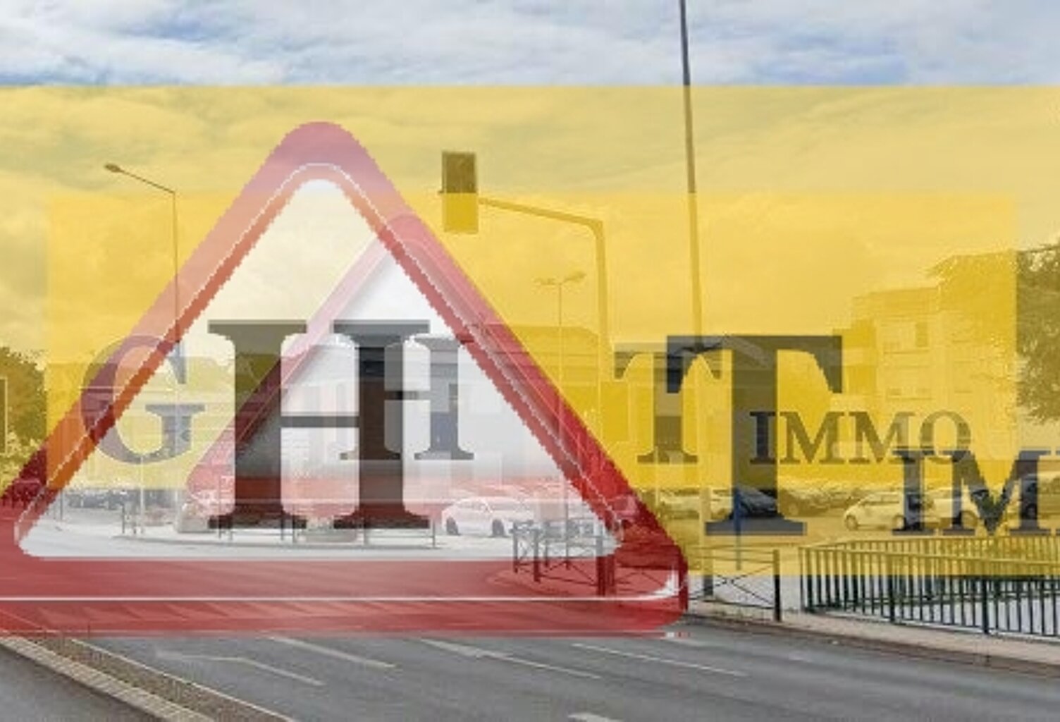 IMMEUBLE  A EVRY  674 M²  VENDU LOUE  7% DE RENTABILITE — photo 1