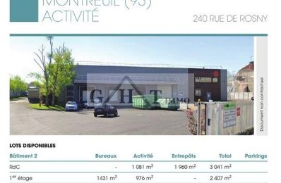 location local industriel 51 179 € CC /mois à proximité de Limeil-Brévannes (94450)