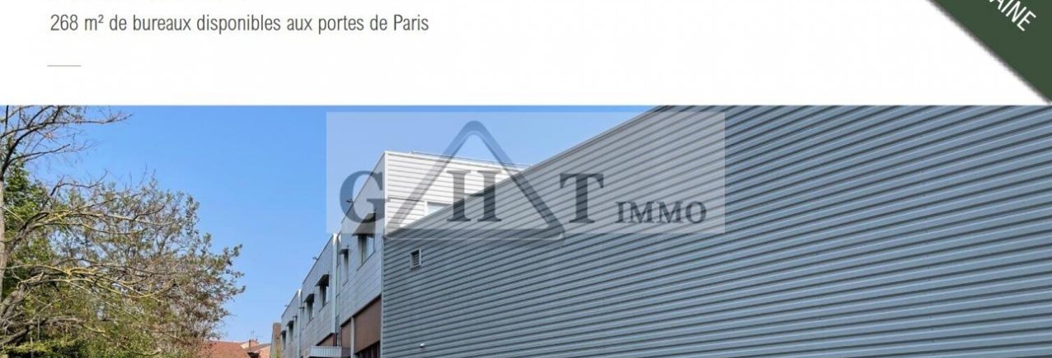 Bureau  268 m² à louer à Arcueil (94110)
