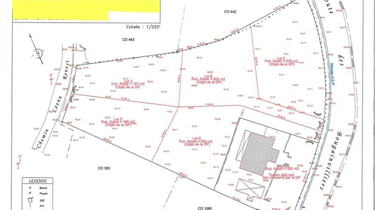 terrain  pièces  m2 à vendre à Saint-Denis (97400)