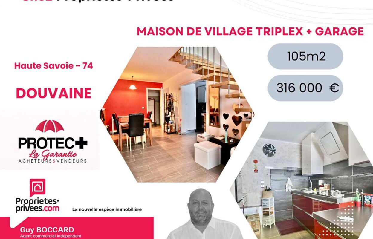 maison 4 pièces 105 m2 à vendre à Douvaine (74140)