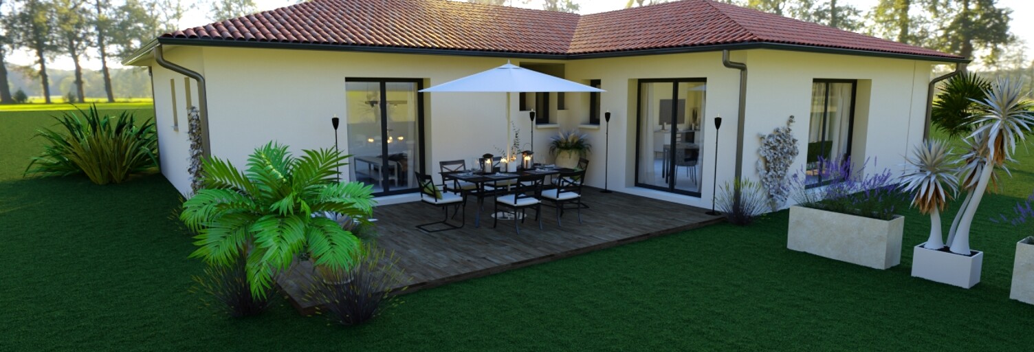 Maison 100 m² à construire Azur (40140)