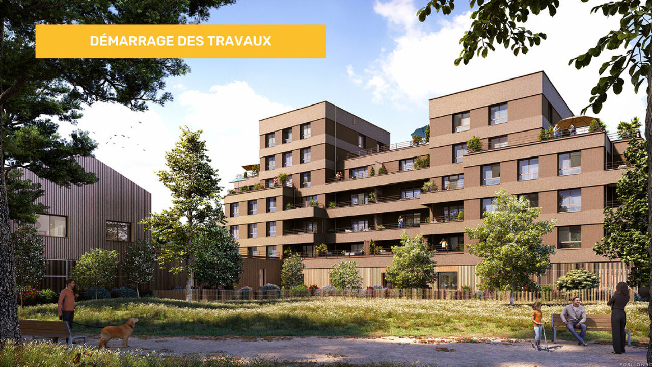 appartement neuf T2, T3, T4, T5 pièces 41 à 92 m2 à vendre à Rennes (35000)