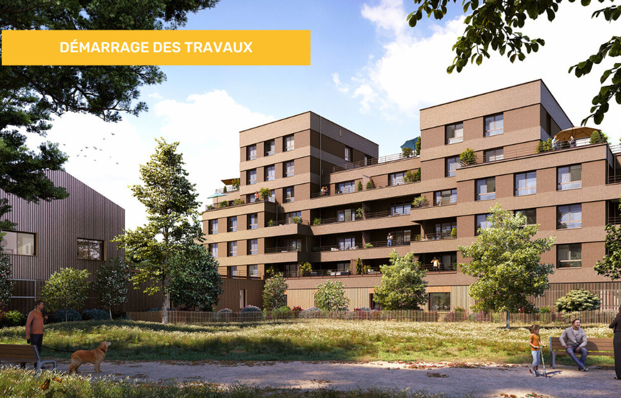 appartement neuf T2, T3, T4, T5 pièces 41 à 92 m2 à vendre à Rennes (35000)