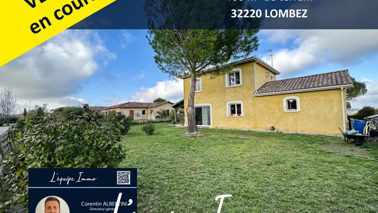maison 4 pièces 85 m2 à vendre à Lombez (32220)