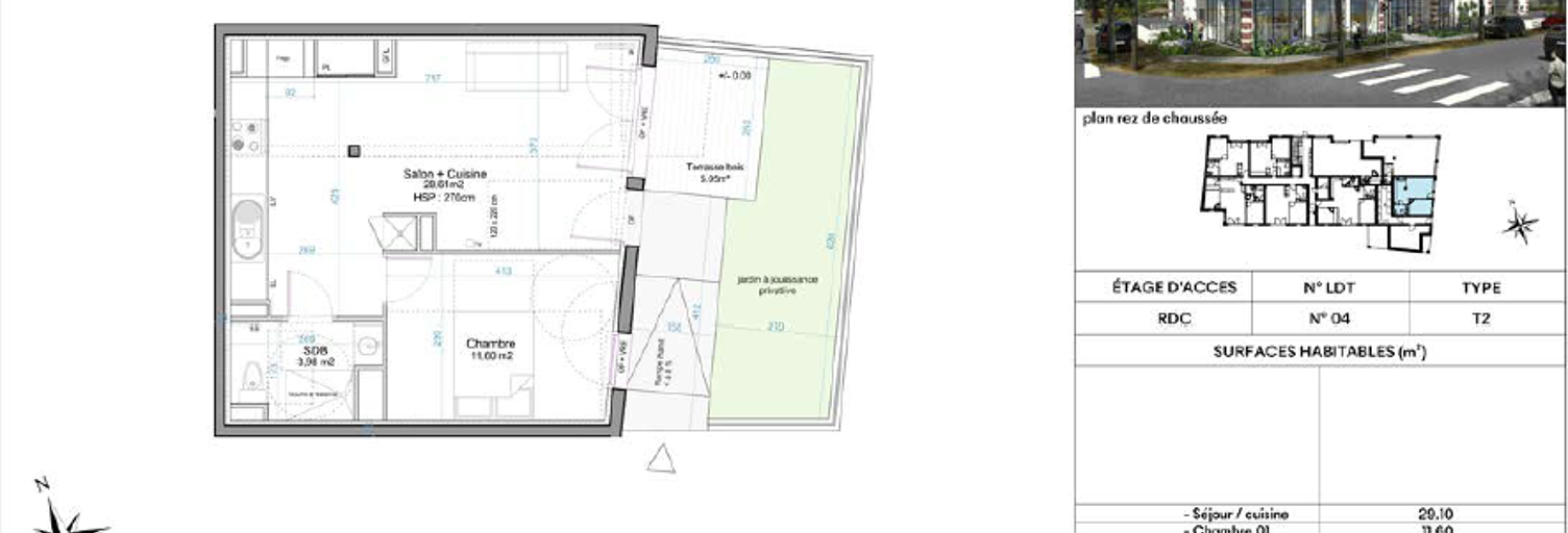 Appartement 2 Pièces 45 m² à vendre à Andernos-les-Bains (33510)