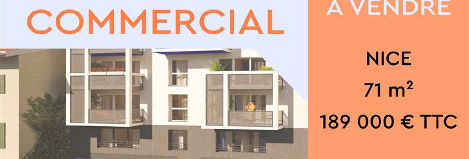 Commerce  71 m² à vendre à Nice (06300)
