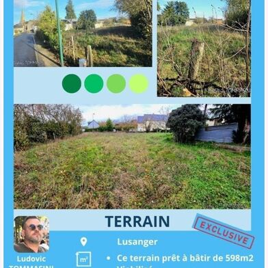 Terrain 598 m²