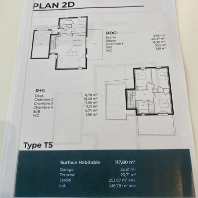 Maison 5 pièces 117 m²