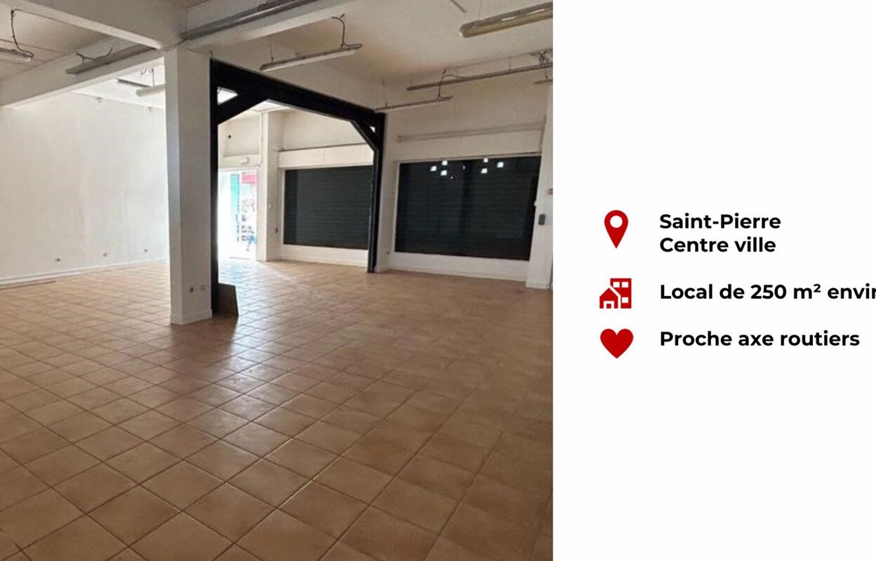 commerce  pièces 250 m2 à louer à Saint-Pierre (97410)