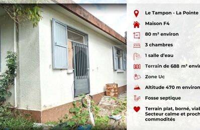 maison 4 pièces 80 m2 à vendre à Le Tampon (97430)