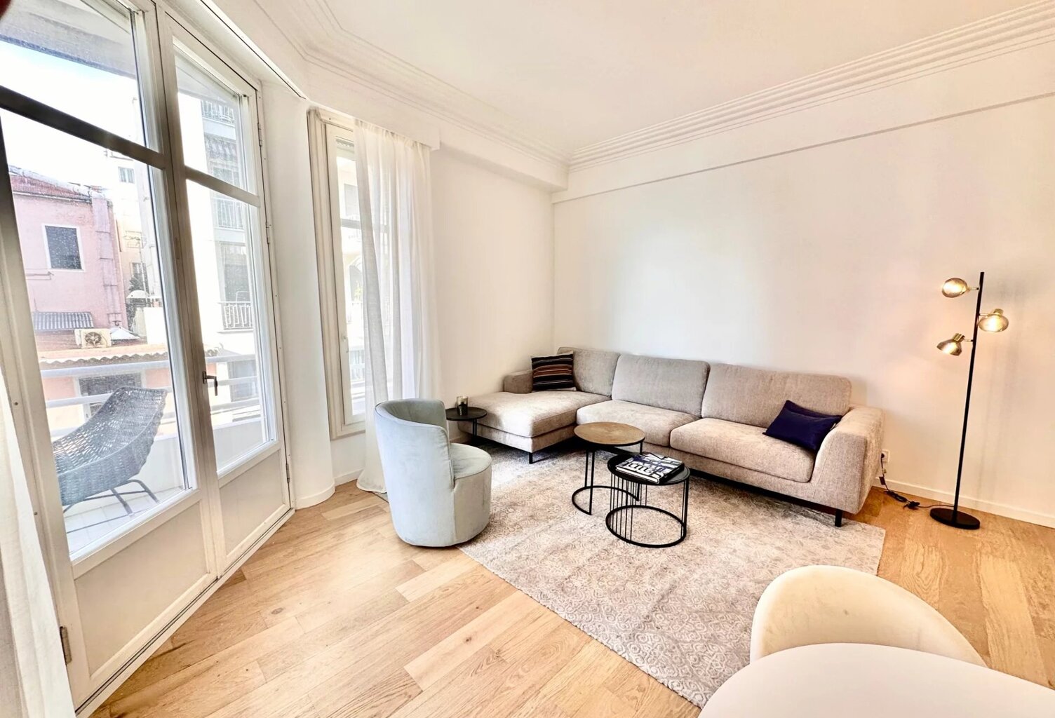 Nice Promenade/ carré d'or vente 3 pièces balcon — photo 1