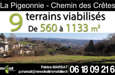 vente terrain 70 000 € à proximité de Cressensac (46600)