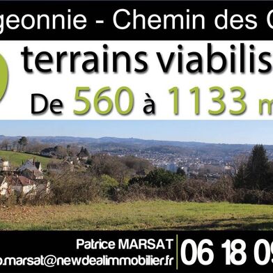 Terrain 601 m²