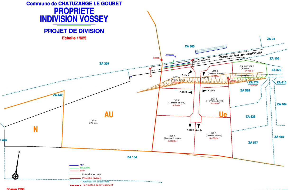 terrain  pièces 505 m2 à vendre à Chatuzange-le-Goubet (26300)