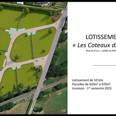 Terrain 620 m²