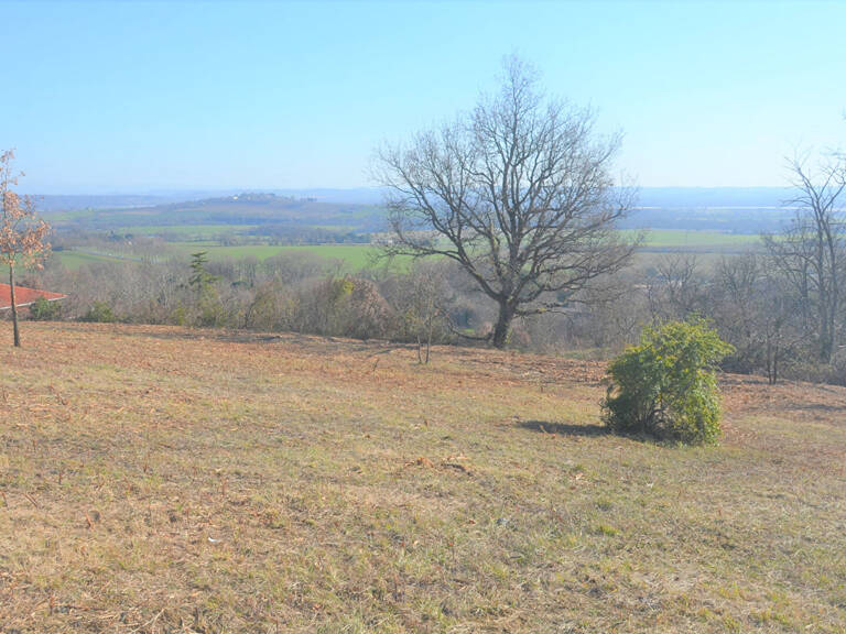 Beau terrain de 1138 m2  à l'orée du village Vue dégagée — photo 1