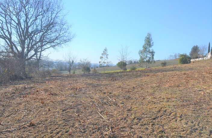 Beau terrain de 1138 m2  à l'orée du village Vue dégagée — photo 2