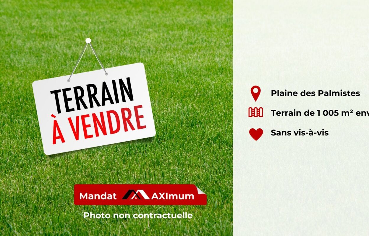 terrain  pièces 1005 m2 à vendre à La Plaine-des-Palmistes (97431)