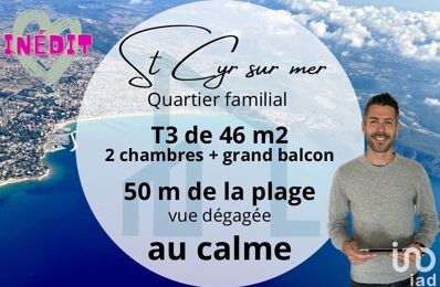 appartement 3 pièces 46 m2 à vendre à Saint-Cyr-sur-Mer (83270)