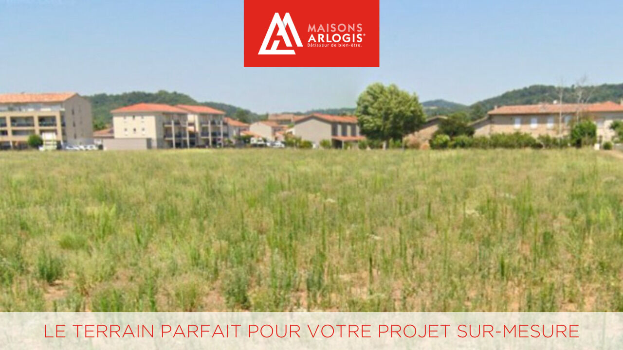terrain 599 m2 à construire à Granges-les-Beaumont (26600)
