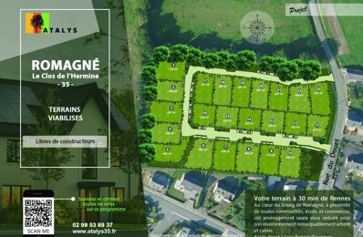 construire terrain 59 000 € à proximité de Parigné (35133)