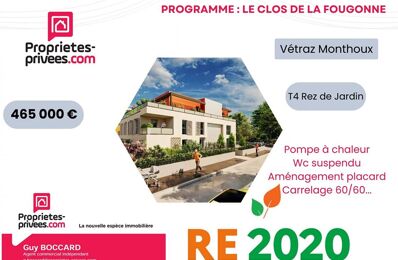 vente appartement 485 000 € à proximité de Arthaz-Pont-Notre-Dame (74380)
