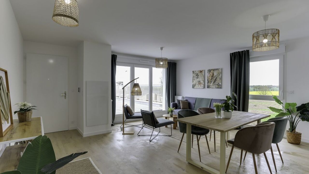 appartement neuf T3 pièces 63 à 69 m2 à vendre à La Chapelle-des-Fougeretz (35520)