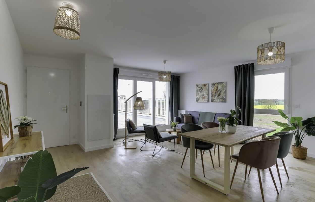 appartement neuf T3 pièces 63 à 69 m2 à vendre à La Chapelle-des-Fougeretz (35520)