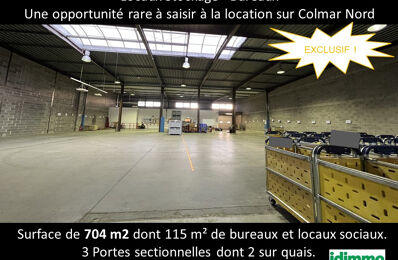 local industriel  pièces 819 m2 à louer à Colmar (68000)