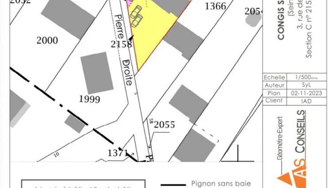 terrain  pièces 250 m2 à vendre à Congis-sur-Thérouanne (77440)