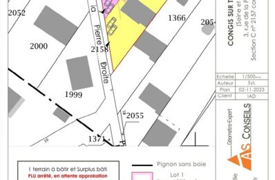 vente terrain 90 000 € à proximité de Saint-Jean-les-Deux-Jumeaux (77660)