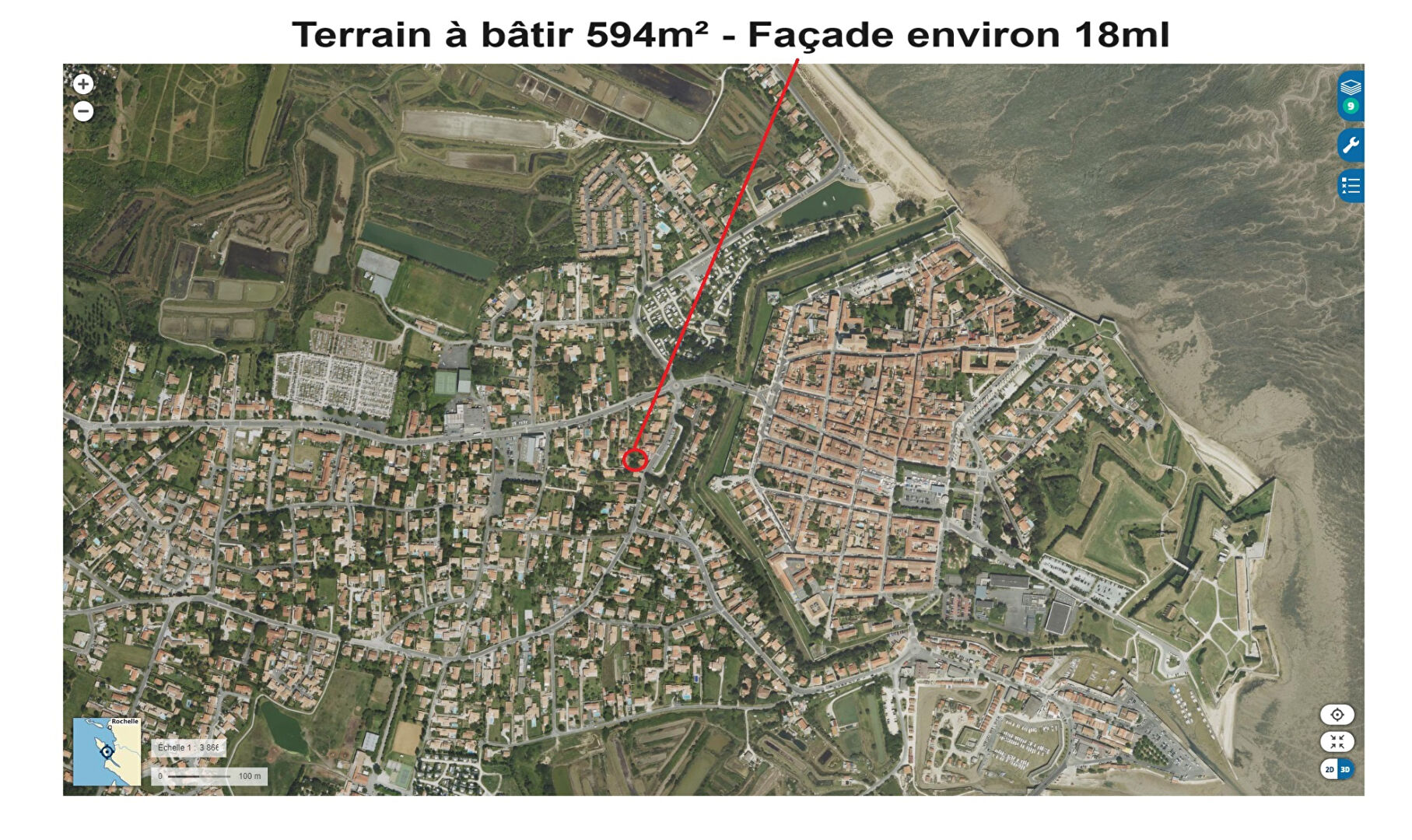Terrain  à vendre Château-d'Oléron (Le) 17480