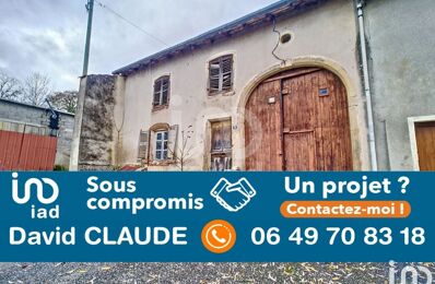 vente maison 25 000 € à proximité de Blâmont (54450)