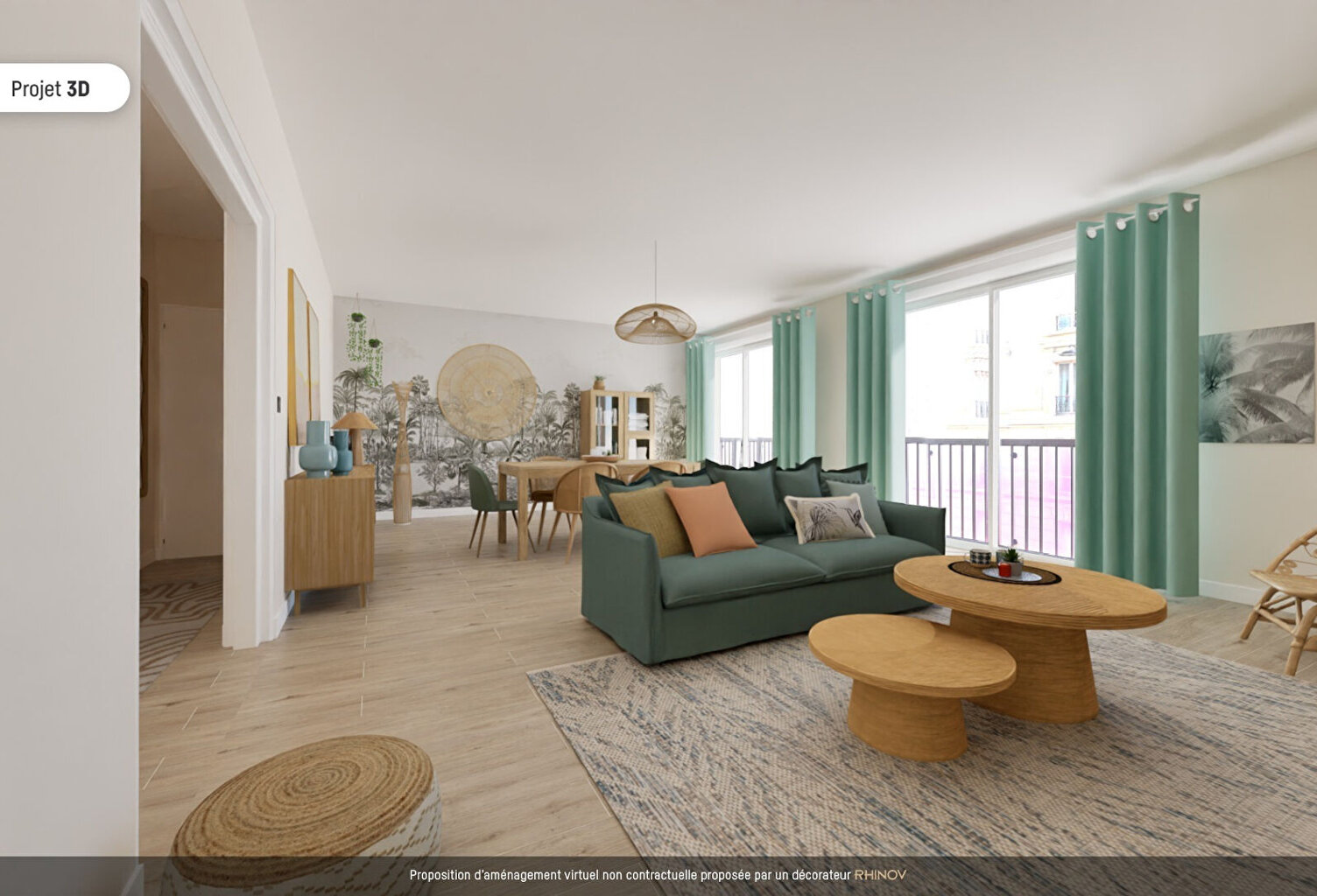 Appartement Paris 5 pièce(s) 130.5 m2 — photo 1