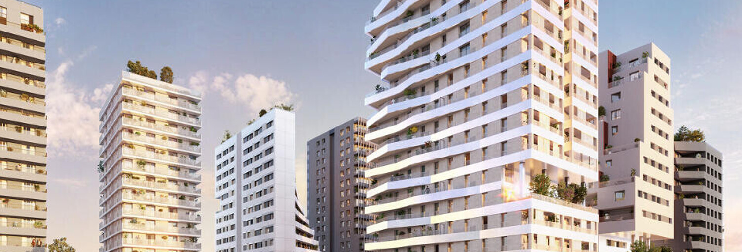 Appartement neuf T2, T3, T4, T5 Pièce 39 à 107 m² à vendre à Saint-Denis (93200)