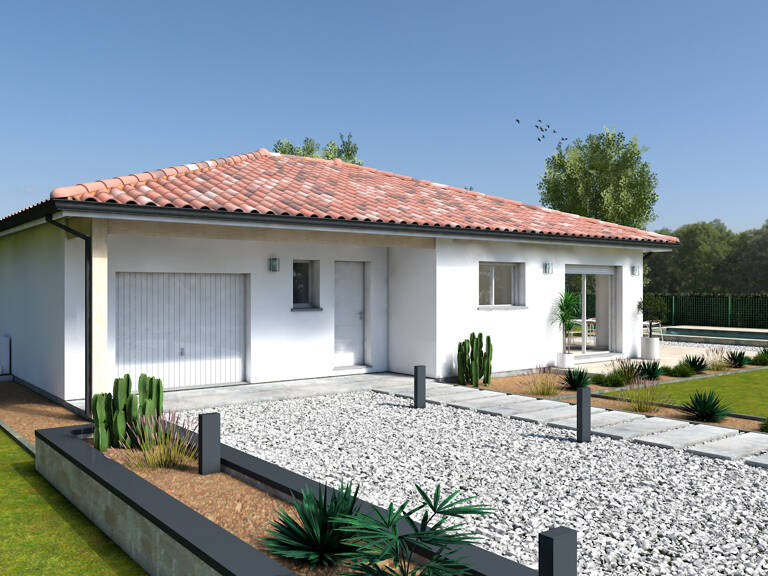 Projet de construction 3 chambres avec terrasse et garage — photo 1