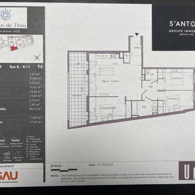 Appartement 4 pièces 489000 €