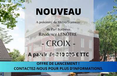 vente appartement 580 000 € à proximité de Lys-Lez-Lannoy (59390)
