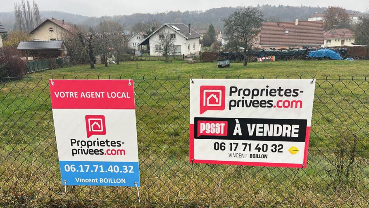 terrain  pièces 1000 m2 à vendre à Mandeure (25350)