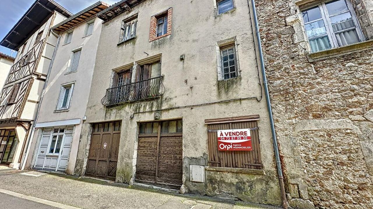 maison 1 pièces 432 m2 à vendre à Courpière (63120)