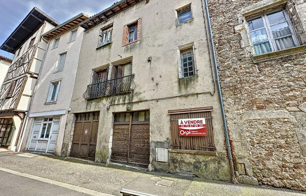 maison 1 pièces 432 m2 à vendre à Courpière (63120)